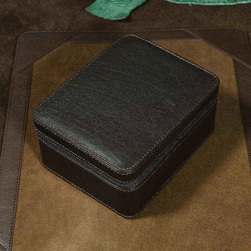 Leather Watch Storage Box Portable Travel Jewelry Wrist Watch Organizer Box Small Retro Ring Earring Sunglasses Storage Boxes коричневий
Leather Watch Storage Box Portable Travel Jewelry Wrist Watch Organizer Box Small Retro Ring Earring Sunglasses Storage Boxes коричневий