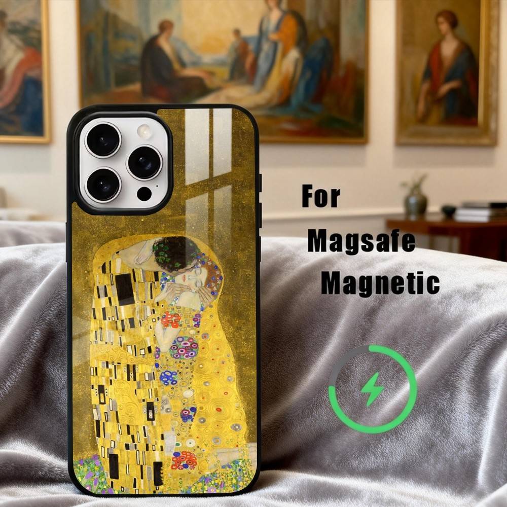 T-The Kiss Gustav K-Klimt Painting Phone Case For iPhone17,16,15,14,13,12,11 Plus,Pro Max Magnetic For Magsafe Wireless Charging iPhone12
T-The Kiss Gustav K-Klimt Painting Phone Case For iPhone17,16,15,14,13,12,11 Plus,Pro Max Magnetic For Magsafe Wireless Charging iPhone12