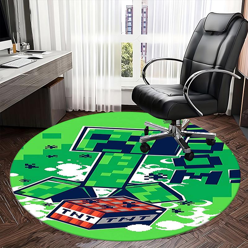 Minecraft TNT Explosion Chair mat Round Rug-Office carpet, Machine Washable, Non-slip, Suitable for Living Rooms, Bedrooms 120cm
Minecraft TNT Explosion Chair mat Round Rug-Office carpet, Machine Washable, Non-slip, Suitable for Living Rooms, Bedrooms 120cm