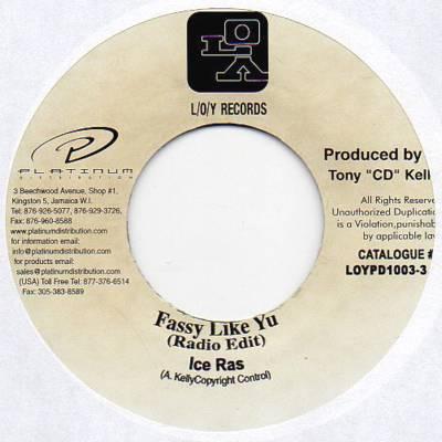 7inch Record ICE RAS - Fassy Like Yu LOYPD10033 L/O/Y Records Jamaica Reggae, Ska & Dub Used
7inch Record ICE RAS - Fassy Like Yu LOYPD10033 L/O/Y Records Jamaica Reggae, Ska & Dub Used