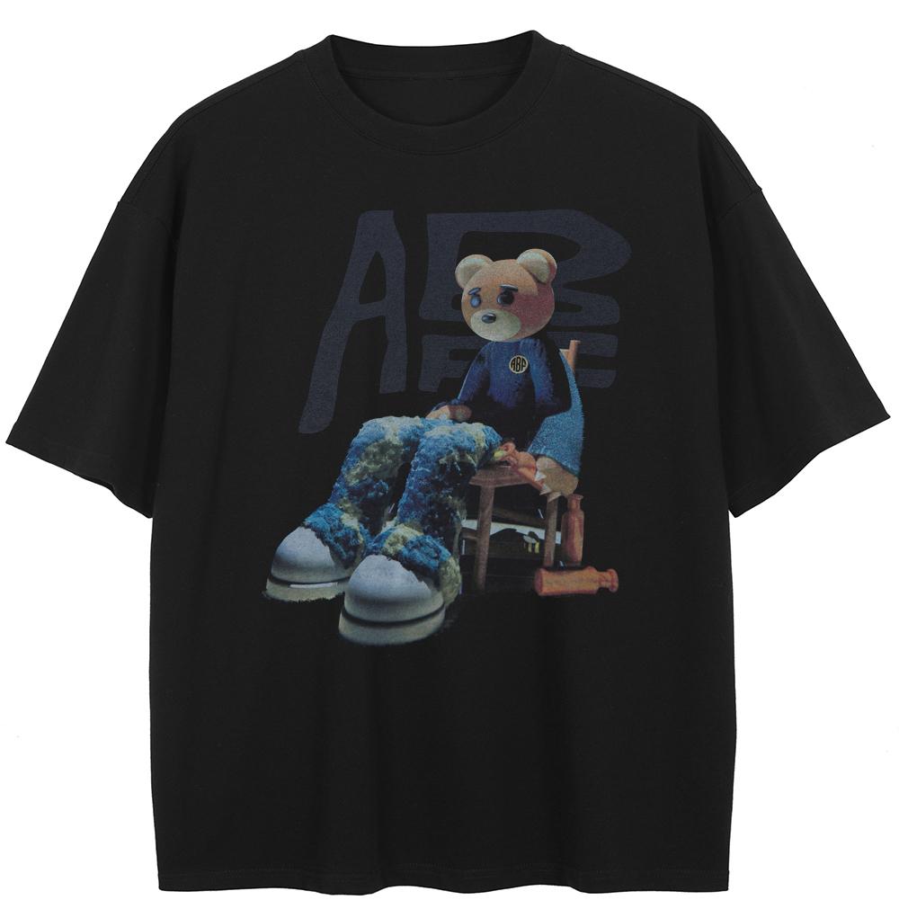 Вуличний одяг Футболка із зображенням сумного ведмедя Бавовняна чорна футболка унісекс Велика футболка з короткими рукавами XXL Чистий/чорний
Вуличний одяг Футболка із зображенням сумного ведмедя Бавовняна чорна футболка унісекс Велика футболка з короткими рукавами XXL Чистий/чорний