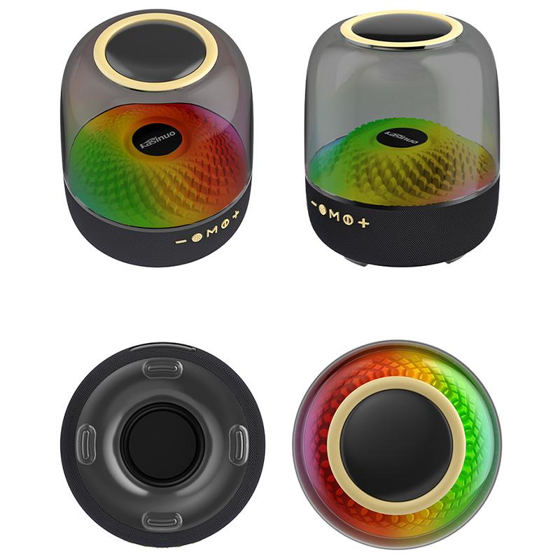 LP90 Daha Glazed 40W Wireless Bluetooth-compatible Speaker LED Colorful Music Box Black
LP90 Daha Glazed 40W Wireless Bluetooth-compatible Speaker LED Colorful Music Box Black