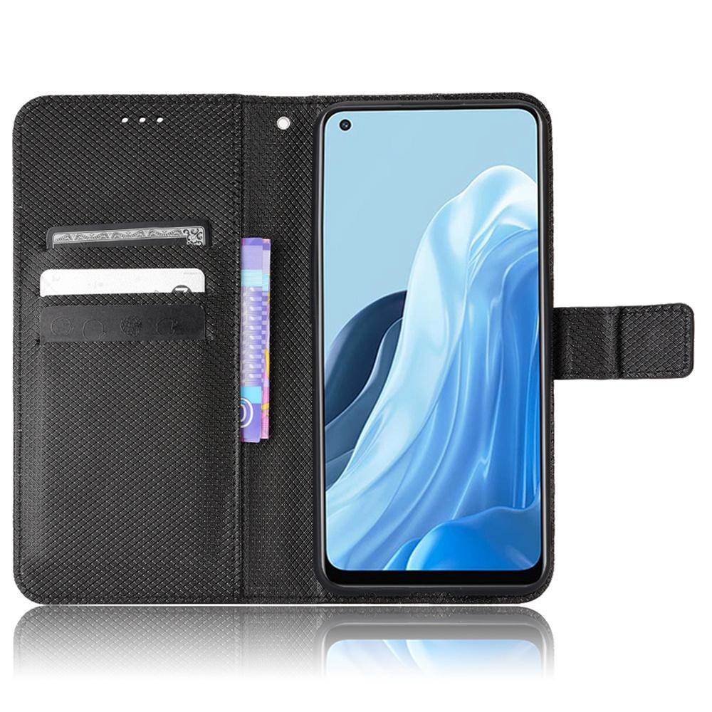 For Oppo Reno7 5G (Global)/Find X5 Lite Wallet Phone Case Magnetic Closure Diamond Texture Folio Flip Cover Phone Protector with Stand/Strap Black
For Oppo Reno7 5G (Global)/Find X5 Lite Wallet Phone Case Magnetic Closure Diamond Texture Folio Flip Cover Phone Protector with Stand/Strap Black