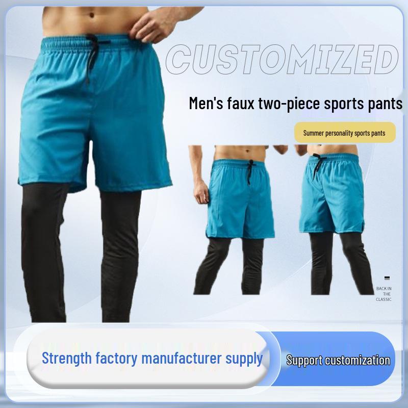 2025 Men s Breathable Quick-Dry Fake Two-Piece Running Gym Pants XXL peacock синього кольору
2025 Men s Breathable Quick-Dry Fake Two-Piece Running Gym Pants XXL peacock синього кольору