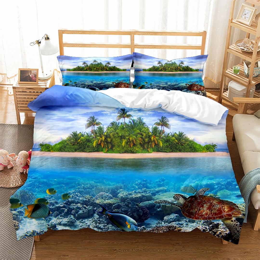 3PCS Lpluscape Scenery Beding Set - Mountain Ocean Nature Print Cover, Serene Travel Themed Decor for Home Bedrom 100*200cm Single
3PCS Lpluscape Scenery Beding Set - Mountain Ocean Nature Print Cover, Serene Travel Themed Decor for Home Bedrom 100*200cm Single