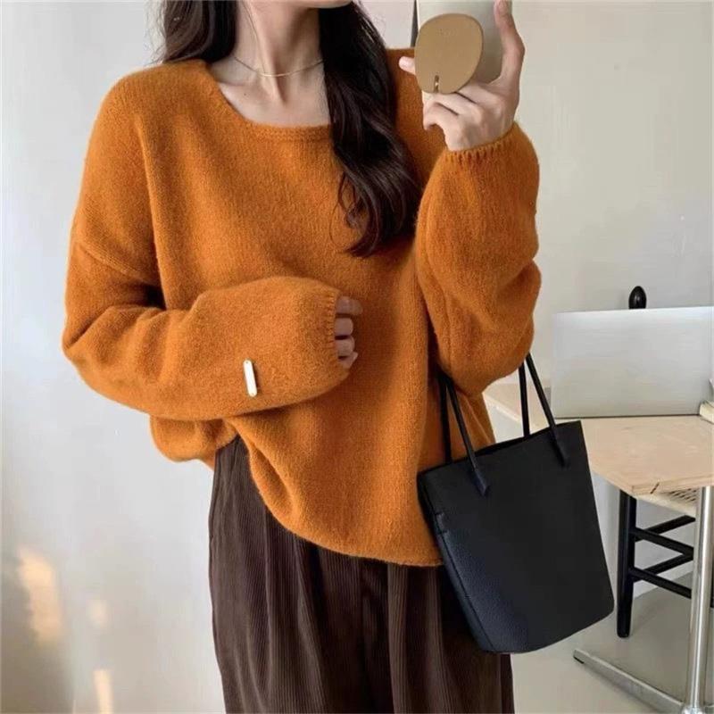 Short Solid Color Women s Knitted Sweater Korean Gentle Style Pullover Autumn Winter Comfortable Round Neck Long Sleeved Ladies Top One Size зелений
Short Solid Color Women s Knitted Sweater Korean Gentle Style Pullover Autumn Winter Comfortable Round Neck Long Sleeved Ladies Top One Size зелений