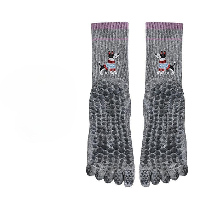 Yoga Socks, Women s Anti-slip Silicone Five-finger Socks, Fitness Exercise Pilates, Cartoon Puppy Mid-calf Socks 1 pair светло-серый
Yoga Socks, Women s Anti-slip Silicone Five-finger Socks, Fitness Exercise Pilates, Cartoon Puppy Mid-calf Socks 1 pair светло-серый