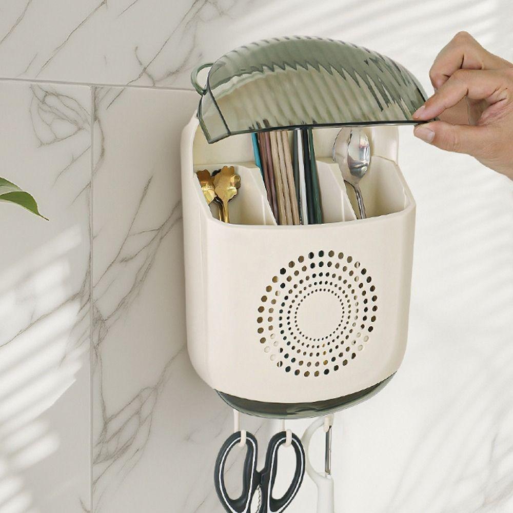 Large Capacity Wall-Mounted Chopstick Holder Dustproof Kitchen Cutlery Container For Home Kitchen зелёный
Large Capacity Wall-Mounted Chopstick Holder Dustproof Kitchen Cutlery Container For Home Kitchen зелёный