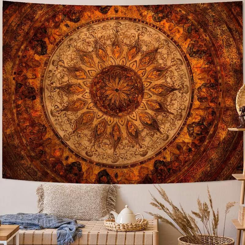 2D Antique Mandala Flower Tapestry, Boho Chic Wall Hanging for Room Background 47.2x31.5inch/120*80cm
2D Antique Mandala Flower Tapestry, Boho Chic Wall Hanging for Room Background 47.2x31.5inch/120*80cm