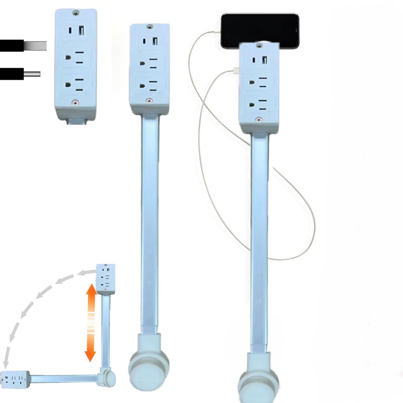 Electrical Extender. Access Hard-to-Reach Outlets! Features USB-A, USB-C, And 2 AC Outlets, Extends 22in-34in, Rotates 180°. Use Behind Couches European regulations
Electrical Extender. Access Hard-to-Reach Outlets! Features USB-A, USB-C, And 2 AC Outlets, Extends 22in-34in, Rotates 180°. Use Behind Couches European regulations