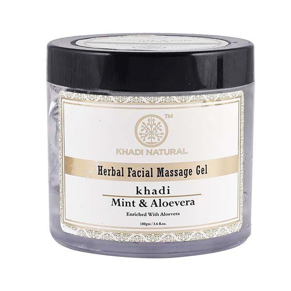 Натуральный массажный гель для лица с Ментолом и Алоэ вера (100 г), Herbal Facial Massage Gel Mint & Aloevera, Khadi Natural
Натуральный массажный гель для лица с Ментолом и Алоэ вера (100 г), Herbal Facial Massage Gel Mint & Aloevera, Khadi Natural