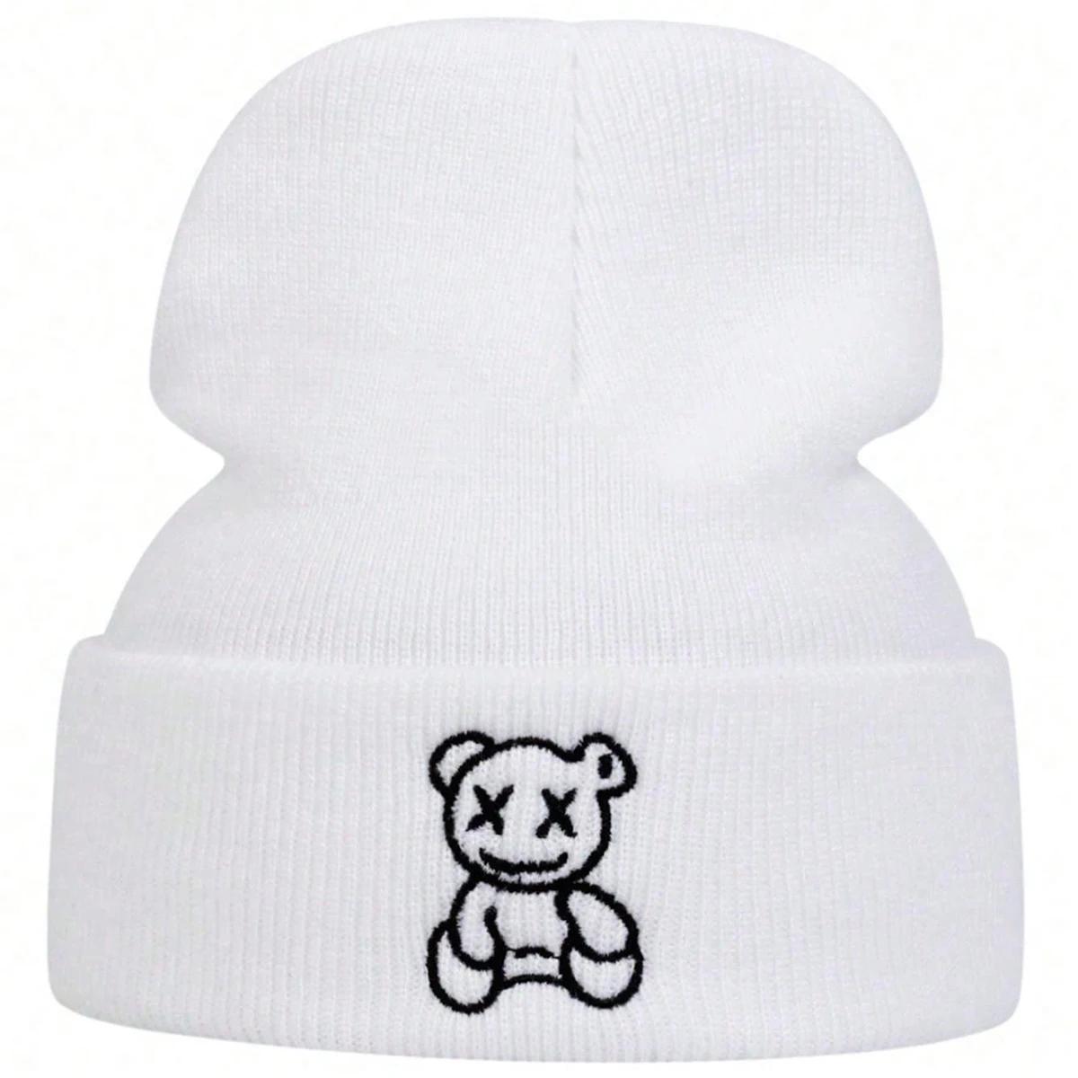 Unisex Little Bear Embroidery Beanies Autumn Winter Warm Knitted Hats Hip Hop Cap Beanie Hat Caps For Women Men
Unisex Little Bear Embroidery Beanies Autumn Winter Warm Knitted Hats Hip Hop Cap Beanie Hat Caps For Women Men
