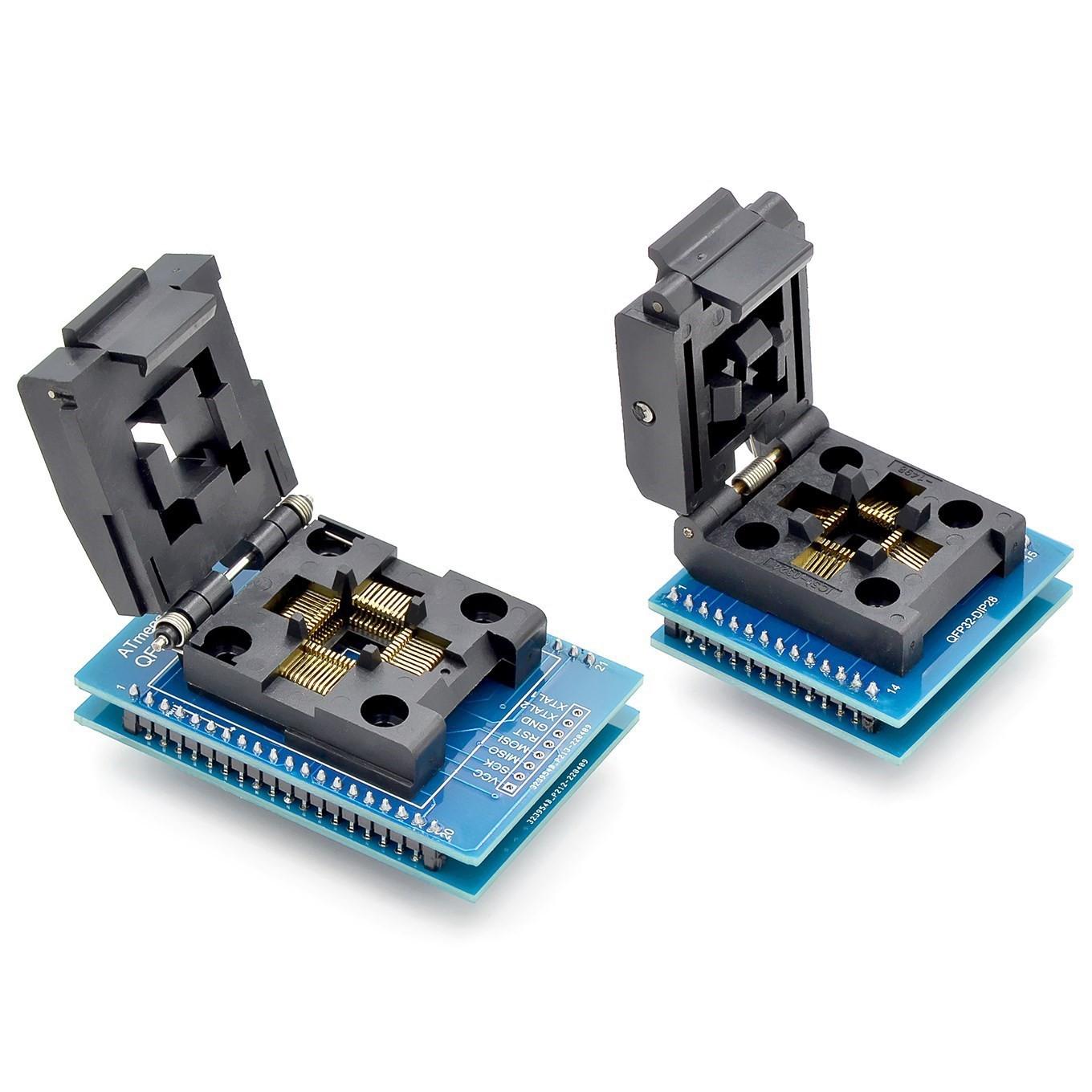 TQFP32 QFP32 TO DIP28 TQFP44 QFP44 TO DIP40 IC Programmer Adapter Chip Test Socket Burning Seat Integrated Circuits
TQFP32 QFP32 TO DIP28 TQFP44 QFP44 TO DIP40 IC Programmer Adapter Chip Test Socket Burning Seat Integrated Circuits