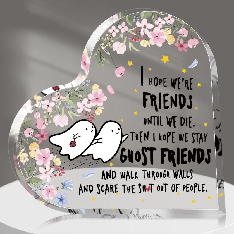 2D Flat Best Friend Birthday Gifts Heart Acrylic Desktop Decoration Plaque, Home Decor Plaque Hanging Wall Art Decorative Garden Decoration for Room D 10x10cm
2D Flat Best Friend Birthday Gifts Heart Acrylic Desktop Decoration Plaque, Home Decor Plaque Hanging Wall Art Decorative Garden Decoration for Room D 10x10cm