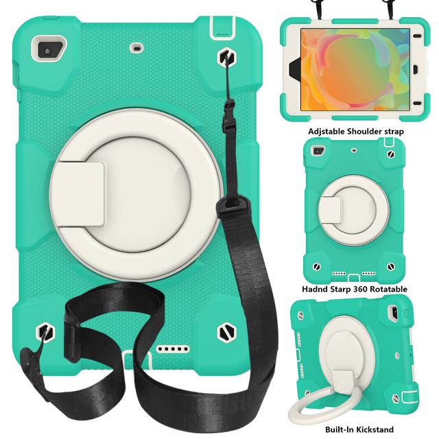 Case for iPad Mini 4 5 7.9 A1538 A1550 A2124 A2125 A2126 A2133 360 Rotation Cover With Handle Grip Shoulder Strap PC Silicone iPad Mini 4-Mini 5 м ята зелений колір
Case for iPad Mini 4 5 7.9 A1538 A1550 A2124 A2125 A2126 A2133 360 Rotation Cover With Handle Grip Shoulder Strap PC Silicone iPad Mini 4-Mini 5 м ята зелений колір
