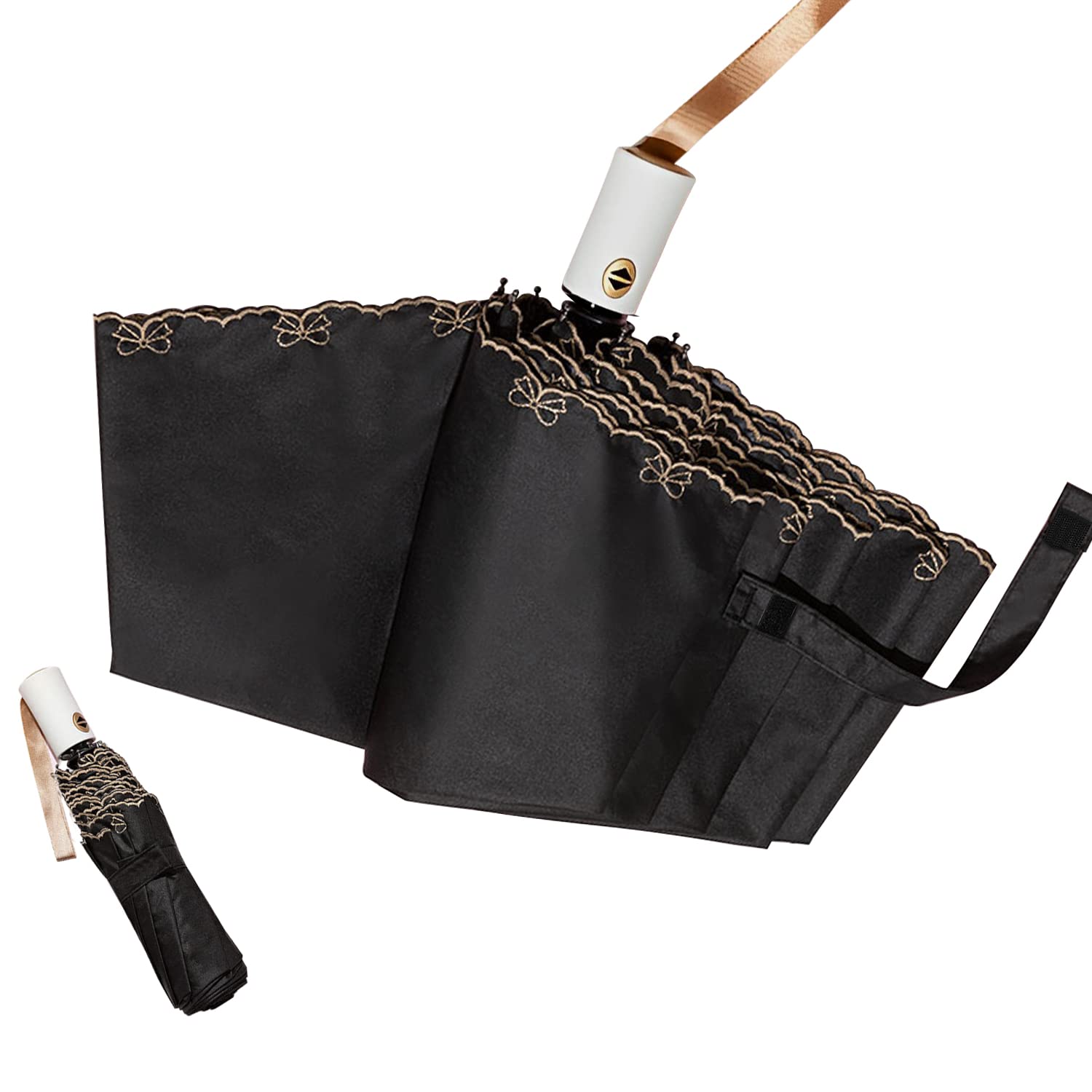 Складной зонт с УФ-защитой для солнечной и дождливой погоды, автоматическое открытие, 8 спиц с защитой от жары, стильный зонт с вышивкой для сезона дождей, зонт от солнца,
Складной зонт с УФ-защитой для солнечной и дождливой погоды, автоматическое открытие, 8 спиц с защитой от жары, стильный зонт с вышивкой для сезона дождей, зонт от солнца,