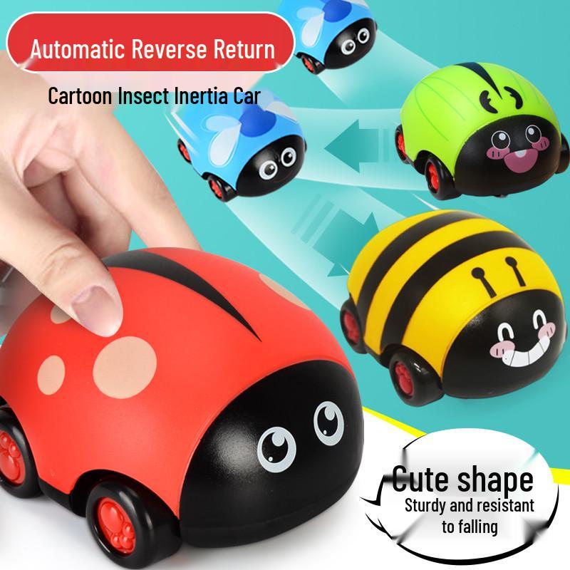 Pre-Meeting Inertia Ladybug Car: Durable, Crash-Resistant, Two-Way Pull-Back Cartoon Car Toy for Kids
Pre-Meeting Inertia Ladybug Car: Durable, Crash-Resistant, Two-Way Pull-Back Cartoon Car Toy for Kids