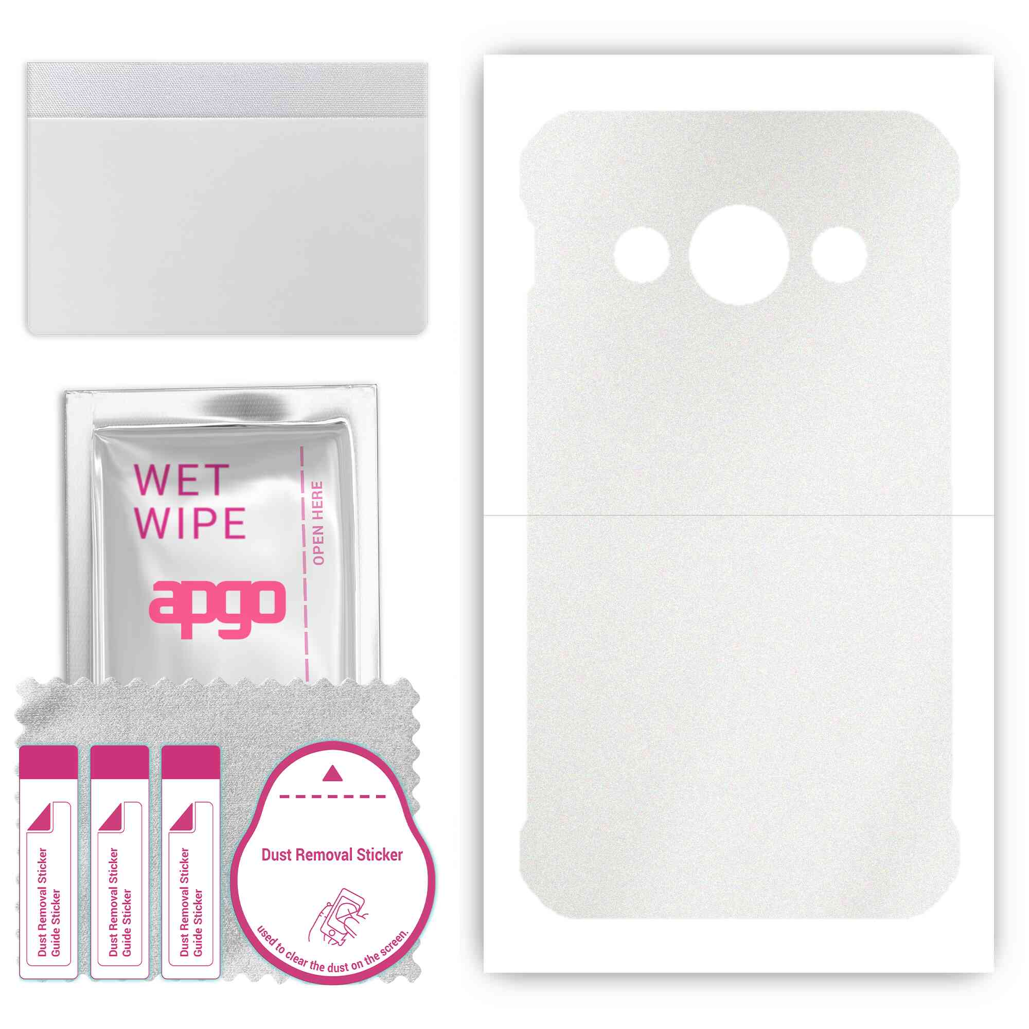 apgo Protective Skin Sticker for the back compatible with Samsung Galaxy Xcover 3 G389F, Wrap Film, Foil, Vinyl - Pattern Matte Transparent
apgo Protective Skin Sticker for the back compatible with Samsung Galaxy Xcover 3 G389F, Wrap Film, Foil, Vinyl - Pattern Matte Transparent