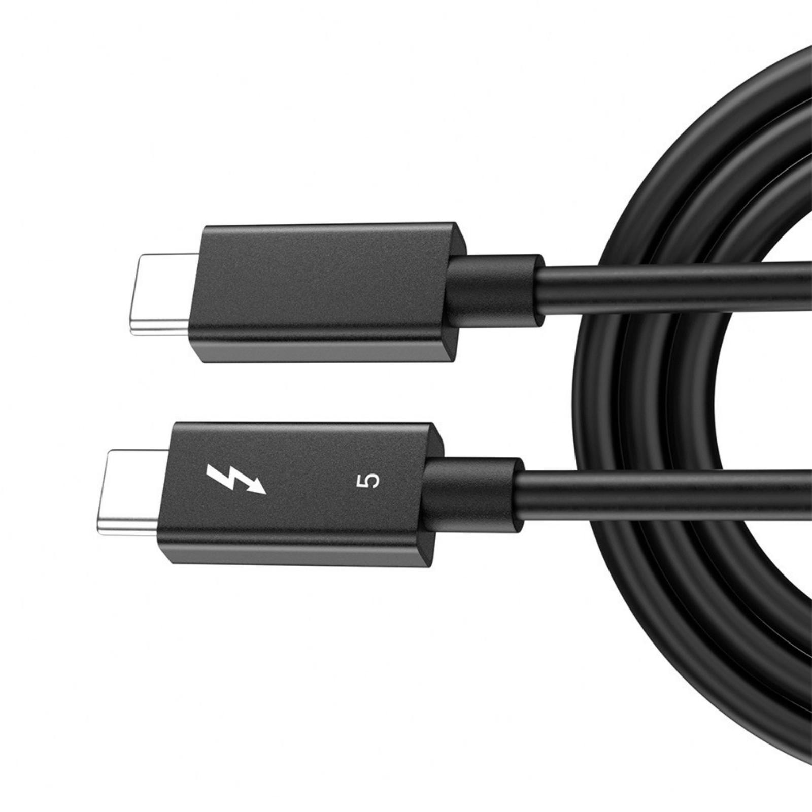 Thunderbolt5 Data Cable 120Gbps with 8K 60Hz Double Screen Support and 5A Fast Charging for Thunderbolt5
Thunderbolt5 Data Cable 120Gbps with 8K 60Hz Double Screen Support and 5A Fast Charging for Thunderbolt5