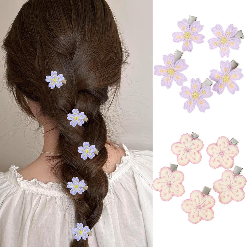 5PCS/set Flower Hairpin Knitting Korean Side Clip Ponytail Hairpin Girls Sweet Headwear Styling Braided Hair Accessories
5PCS/set Flower Hairpin Knitting Korean Side Clip Ponytail Hairpin Girls Sweet Headwear Styling Braided Hair Accessories