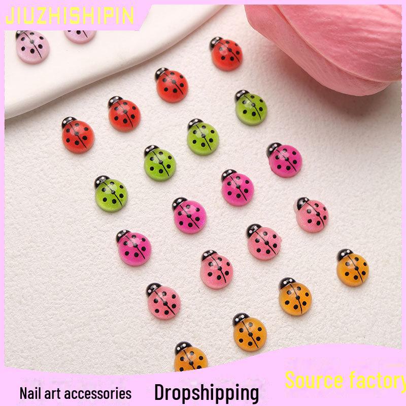 Cross-Border Luminous Seven-Spot Ladybug Nail Art Resin Insects, DIY Cartoon Accessories.
Cross-Border Luminous Seven-Spot Ladybug Nail Art Resin Insects, DIY Cartoon Accessories.
