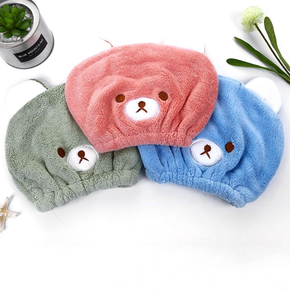 Soft Bear Shaped Cute Super Absorbent Hair-drying Towel Hat Turban Wrap Hair Dry Cap Shower Caps green
Soft Bear Shaped Cute Super Absorbent Hair-drying Towel Hat Turban Wrap Hair Dry Cap Shower Caps green