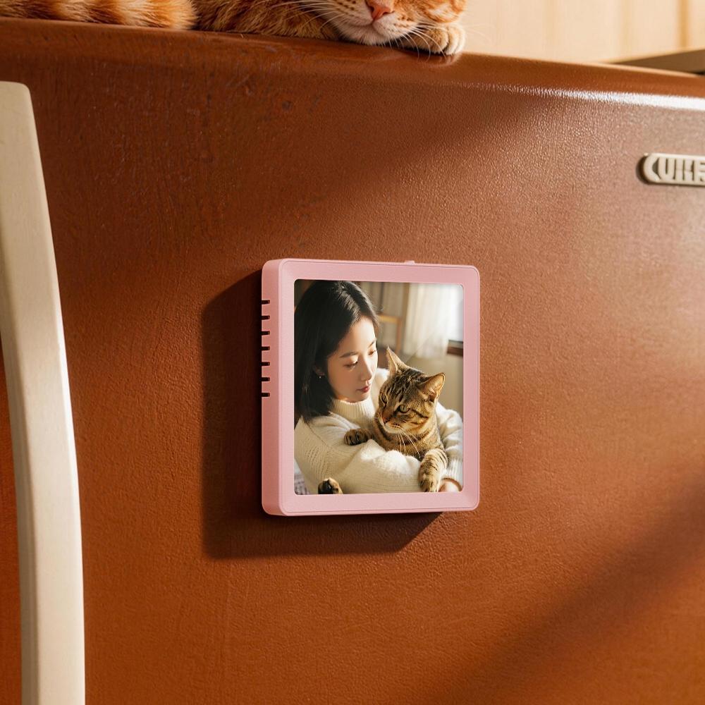 DIY Pet Photo Frame Bluetooth Speaker with Magnetic Back, Desk & Fridge Display for Cat Dog Memory NO Card рожевий
DIY Pet Photo Frame Bluetooth Speaker with Magnetic Back, Desk & Fridge Display for Cat Dog Memory NO Card рожевий