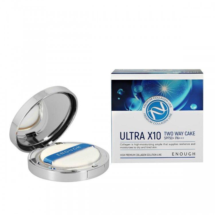 Enough Ultra X10 Two Way Cake SPF50/PA+++ 11g+ refill #13 Light Beige +RANDOM GIFT
Enough Ultra X10 Two Way Cake SPF50/PA+++ 11g+ refill #13 Light Beige +RANDOM GIFT