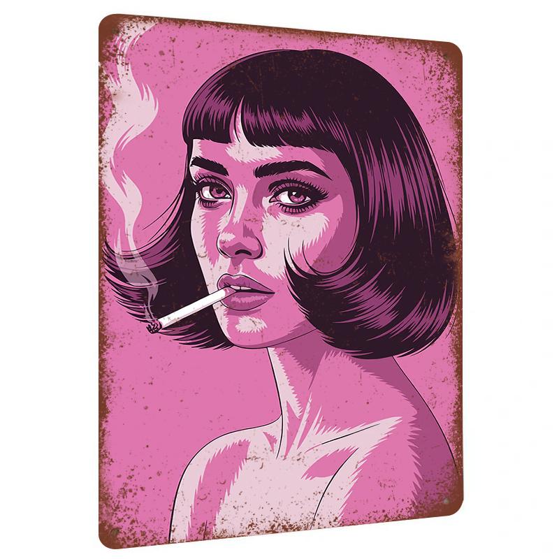 Vintage Modern Woman Smoking Illustration Metal Tin Sign Living Room Bar Wall Decor Creative Home Hanging Ornament 20x30cm(7.8x11.8inch)
Vintage Modern Woman Smoking Illustration Metal Tin Sign Living Room Bar Wall Decor Creative Home Hanging Ornament 20x30cm(7.8x11.8inch)