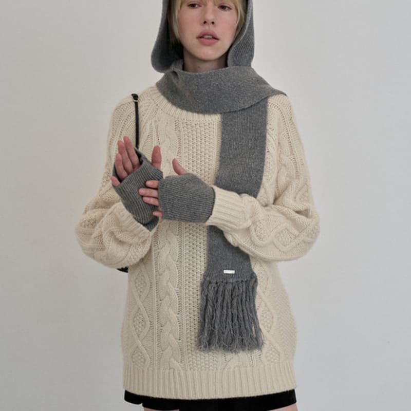 nyhavn Haydee Chashmere Balaclava (Charcoal) Charcoal
nyhavn Haydee Chashmere Balaclava (Charcoal) Charcoal