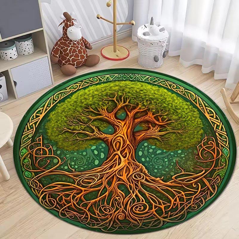 Celtic Tree of Life Round Rugs Nature Mandala Design Circle Carpet Home Living Room Bedroom Decor Ancient Spiritual Rug Non Slip 60cm
Celtic Tree of Life Round Rugs Nature Mandala Design Circle Carpet Home Living Room Bedroom Decor Ancient Spiritual Rug Non Slip 60cm