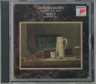 CD MENDELSSOHN BIZET NATIONAL PHILHA Symphony No. 4 Italian Symphony FCCC50134 SONY Japan Classical Used
CD MENDELSSOHN BIZET NATIONAL PHILHA Symphony No. 4 Italian Symphony FCCC50134 SONY Japan Classical Used