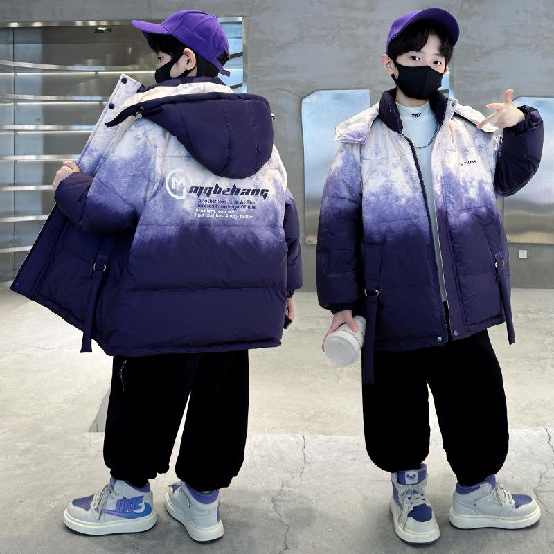 Boys Gradient Winter Down Jacket 2025 - Thickened and Warm Cotton Coat 160 cm фіолетовий
Boys Gradient Winter Down Jacket 2025 - Thickened and Warm Cotton Coat 160 cm фіолетовий