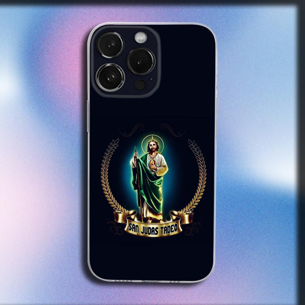 San Judas Tadeo Phone Case For iPhone 16,15,14,13,12,11 Plus,Pro,Max,XR,XS,X,Plus,SE,Mini Transparent Soft Cover iPhone16plus
San Judas Tadeo Phone Case For iPhone 16,15,14,13,12,11 Plus,Pro,Max,XR,XS,X,Plus,SE,Mini Transparent Soft Cover iPhone16plus