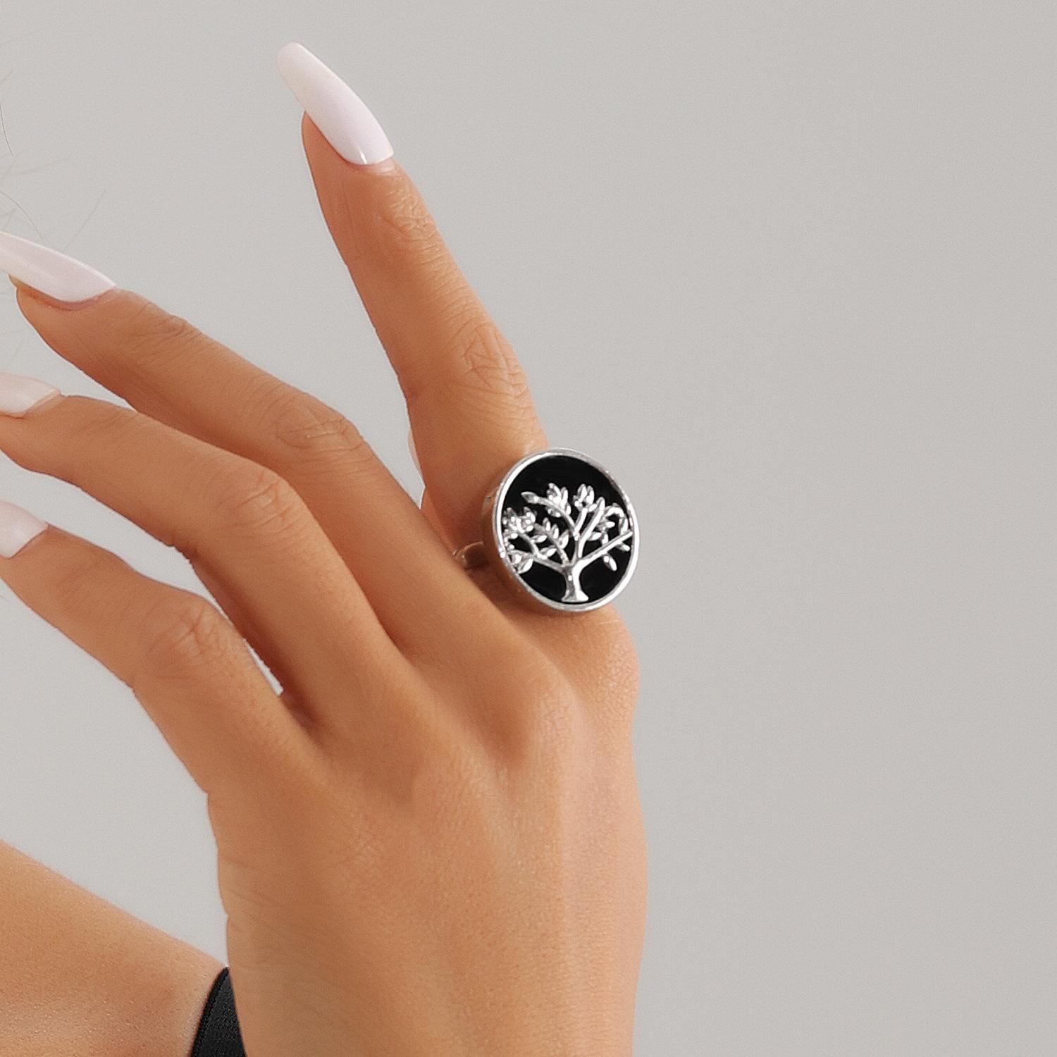 Tree of Life Ring, Light Luxury High Sense Gold Plated Finger Ring Spice Girl
Tree of Life Ring, Light Luxury High Sense Gold Plated Finger Ring Spice Girl