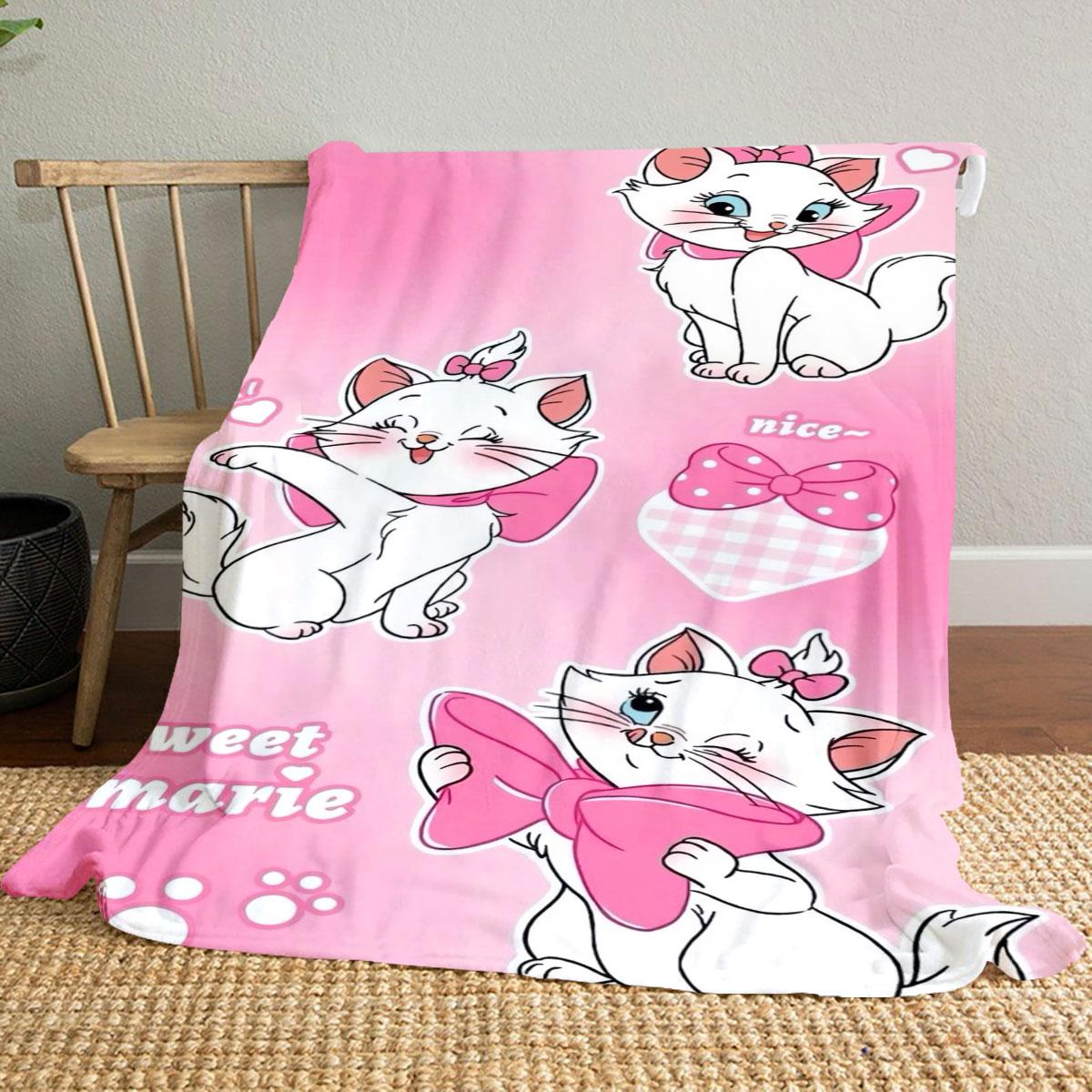 One-pack cartoon Marie Cat pattern blanket, perfect for naps, warm, comfortable, and soft, suitable for sofas, beds, etc. 75x90cm
One-pack cartoon Marie Cat pattern blanket, perfect for naps, warm, comfortable, and soft, suitable for sofas, beds, etc. 75x90cm