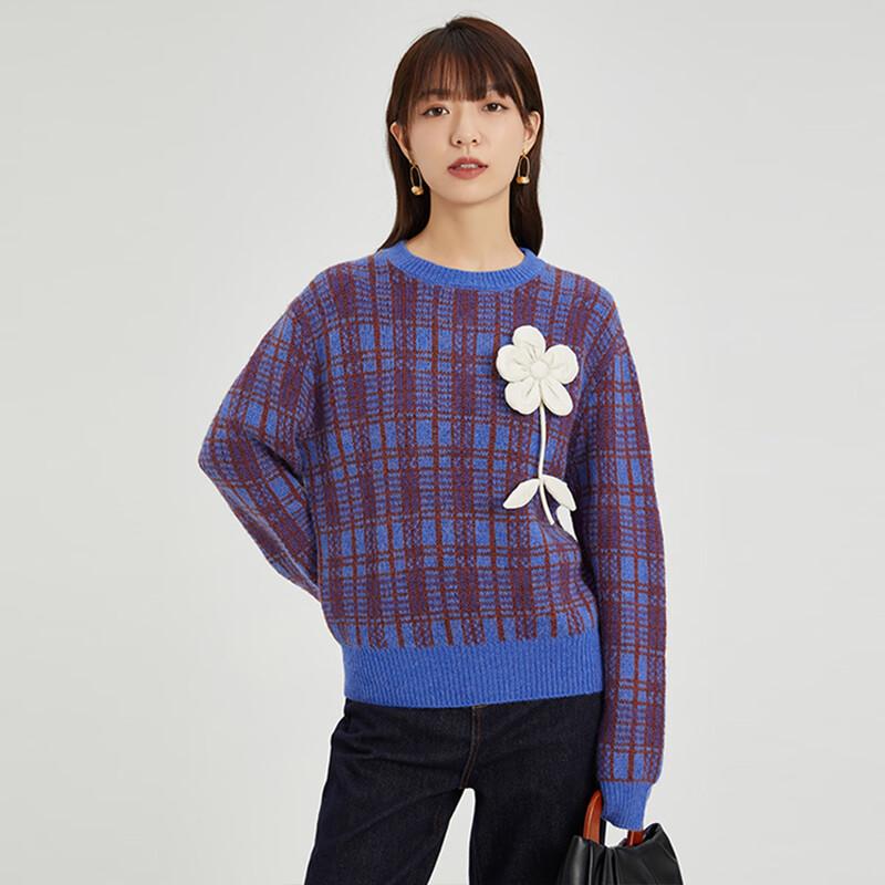 Women s Designed Round Neck Pullover Knit Sweater S
Women s Designed Round Neck Pullover Knit Sweater S