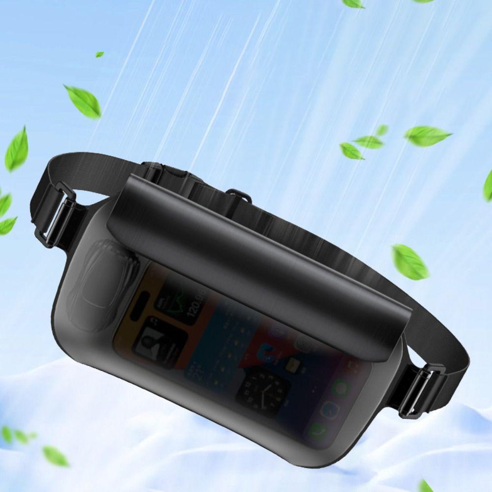 Lanyard Waterproof Phone Bag Swimming Storage Bag Transparent Waist Bag Underwater білий
Lanyard Waterproof Phone Bag Swimming Storage Bag Transparent Waist Bag Underwater білий