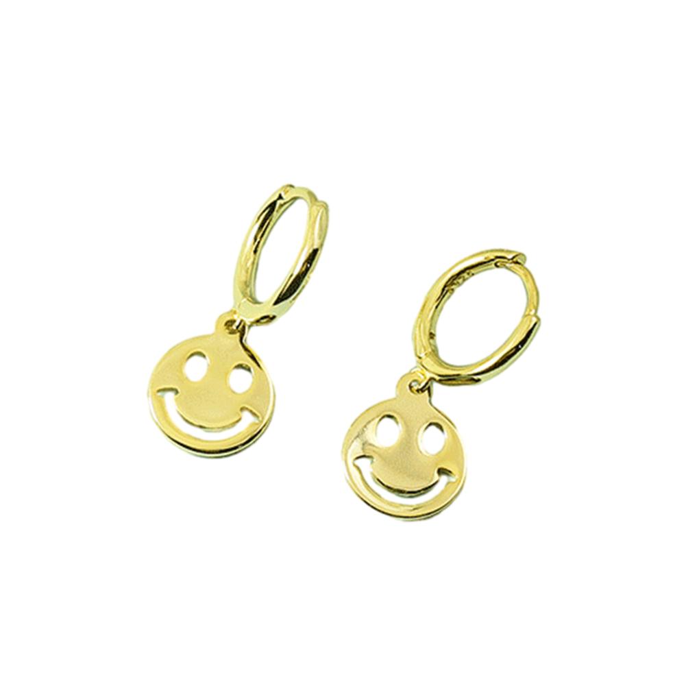 Gold Modern Style Hoop Earrings Exquisite Craft Copper Rustproof Casual Hanging Out Smiling
Gold Modern Style Hoop Earrings Exquisite Craft Copper Rustproof Casual Hanging Out Smiling