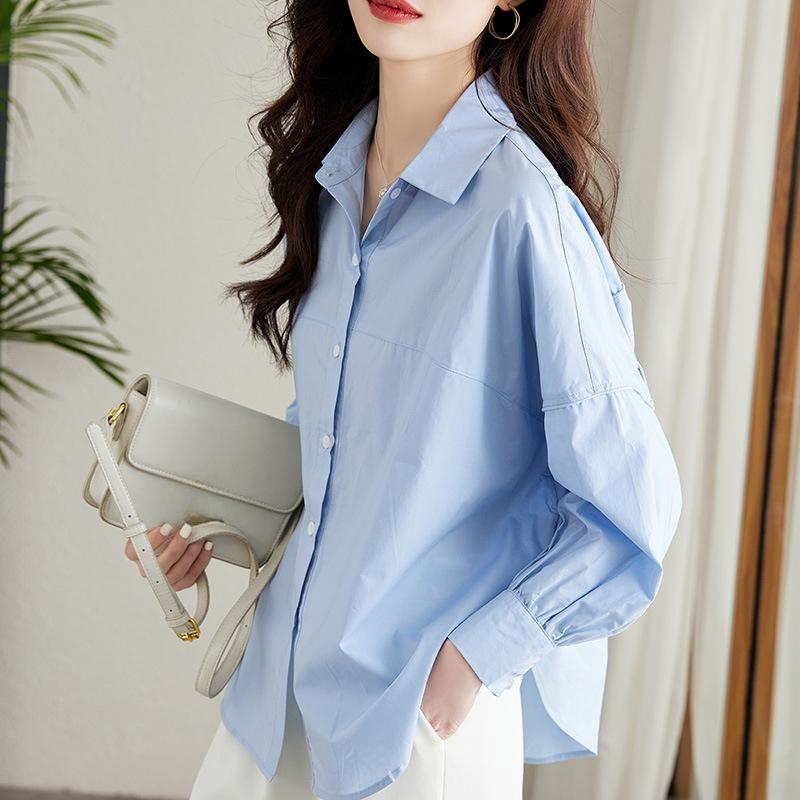 Blue Lantern Sleeve Design Shirt Women s Long Sleeve Spring Loose Casual Top Fashion Chic Shirt M белый
Blue Lantern Sleeve Design Shirt Women s Long Sleeve Spring Loose Casual Top Fashion Chic Shirt M белый