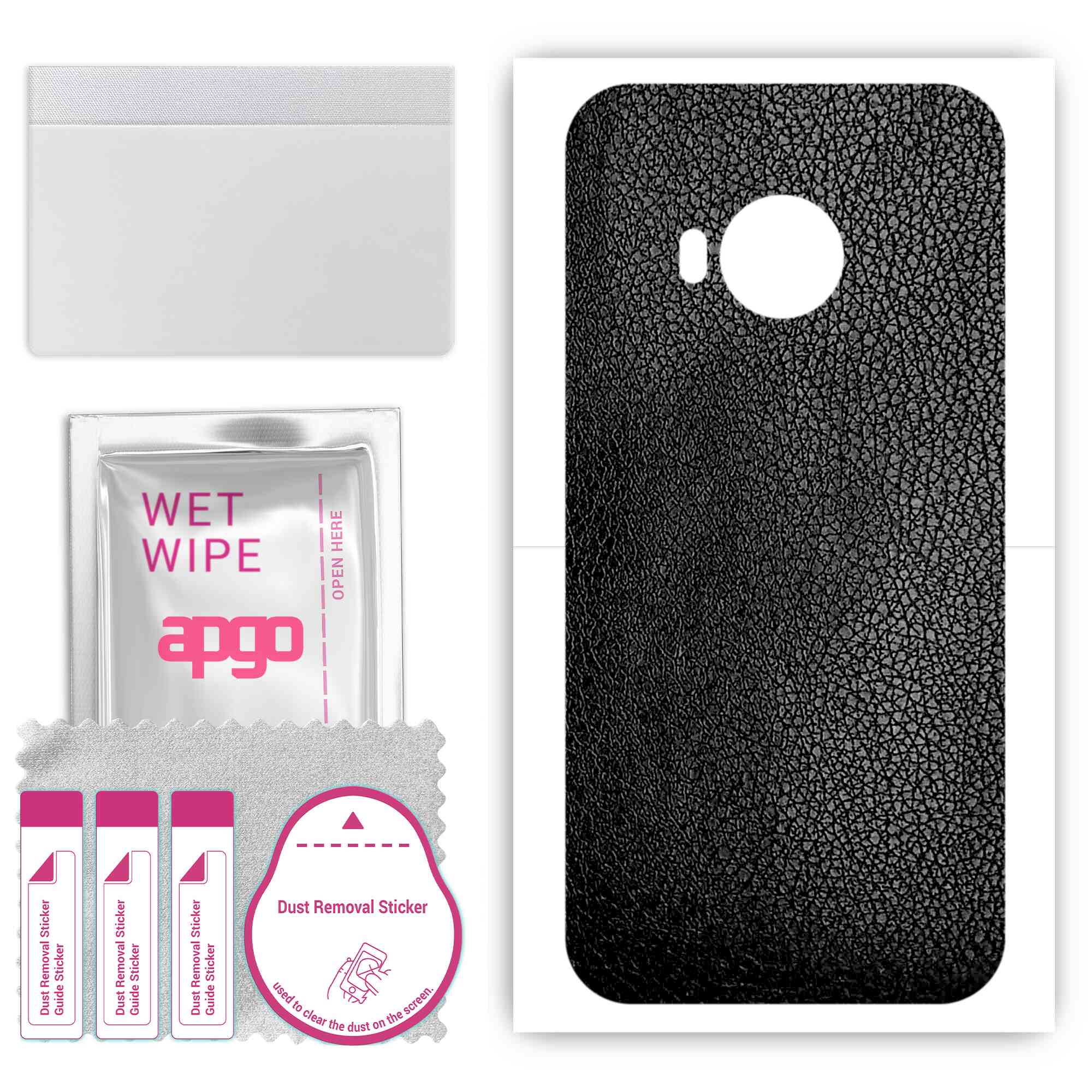 Apgo Protective Skin Sticker для задньої панелі, сумісної з HTC One S9, Wrap Film, Foil, Vinyl - Pattern Black Leather
Apgo Protective Skin Sticker для задньої панелі, сумісної з HTC One S9, Wrap Film, Foil, Vinyl - Pattern Black Leather