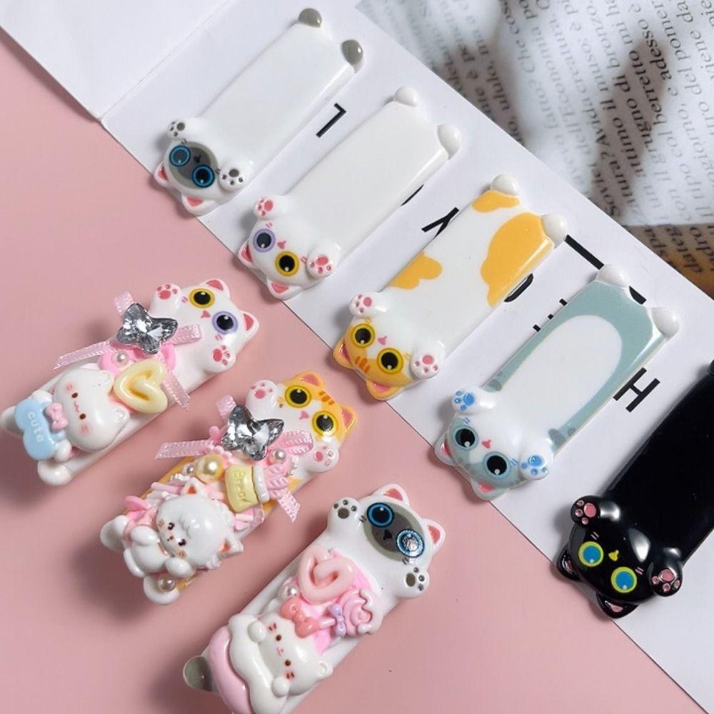 Cute Resin Cat Ornaments DIY Car Refrigerator Sticker Material Making Accessories style 1
Cute Resin Cat Ornaments DIY Car Refrigerator Sticker Material Making Accessories style 1
