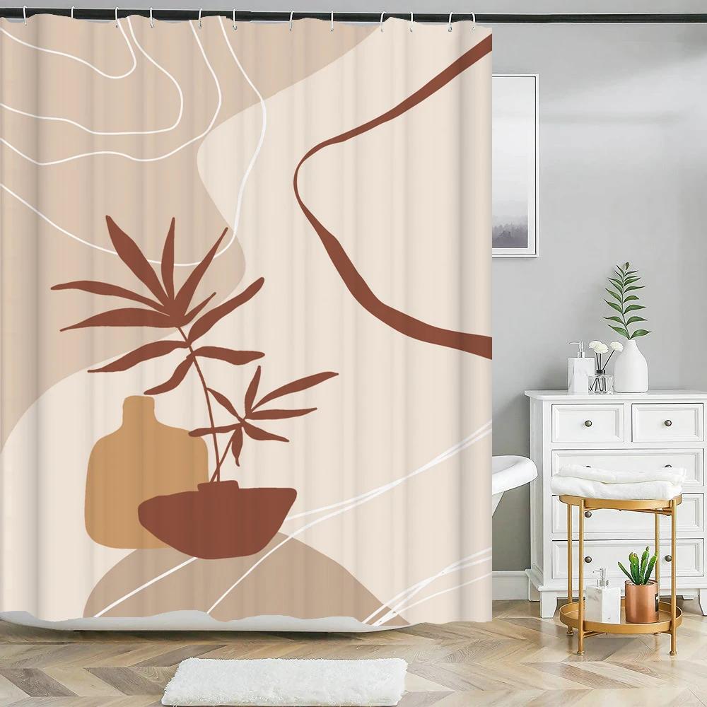 Nordic Style Abstract Art Line Shower Curtains Waterproof Polyester Bath Curtain Morandi Color Block For Bathroom Curtains Decor W60H190(CM)-1 Pcs
Nordic Style Abstract Art Line Shower Curtains Waterproof Polyester Bath Curtain Morandi Color Block For Bathroom Curtains Decor W60H190(CM)-1 Pcs