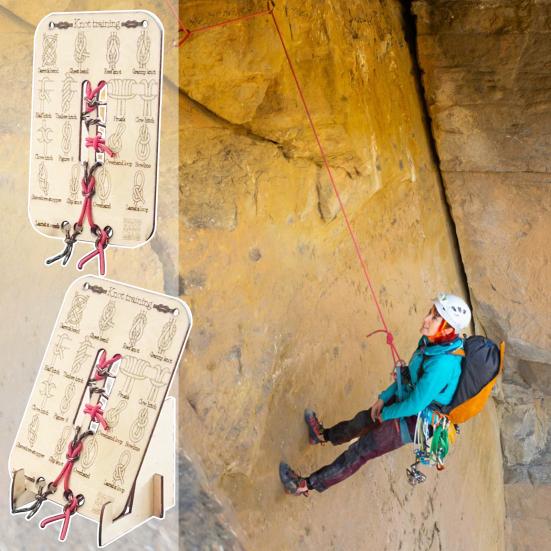 1/2/3Pcs Learn Knot Training Board 16 Knots Tying Practice Wooden Board Beginner Reefs Square Knots Hands-On Learning Board Outdoor Camping 1pc
1/2/3Pcs Learn Knot Training Board 16 Knots Tying Practice Wooden Board Beginner Reefs Square Knots Hands-On Learning Board Outdoor Camping 1pc
