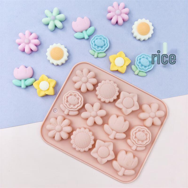12-Cavity Flower Silicone Mold
12-Cavity Flower Silicone Mold