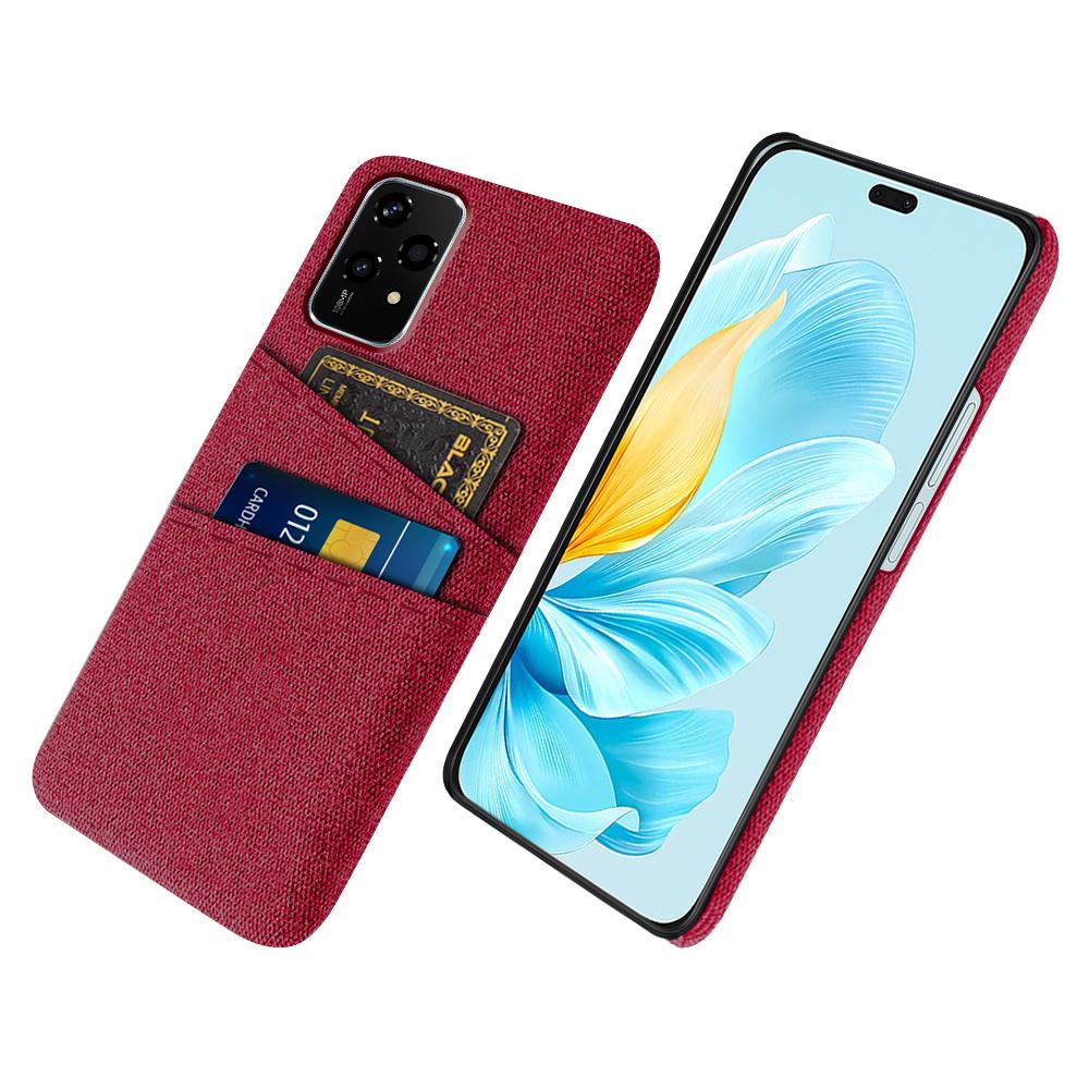 For Honor 200 Lite Case Cloth+PC Hard Phone Cover with Dual Card Slots Red
For Honor 200 Lite Case Cloth+PC Hard Phone Cover with Dual Card Slots Red