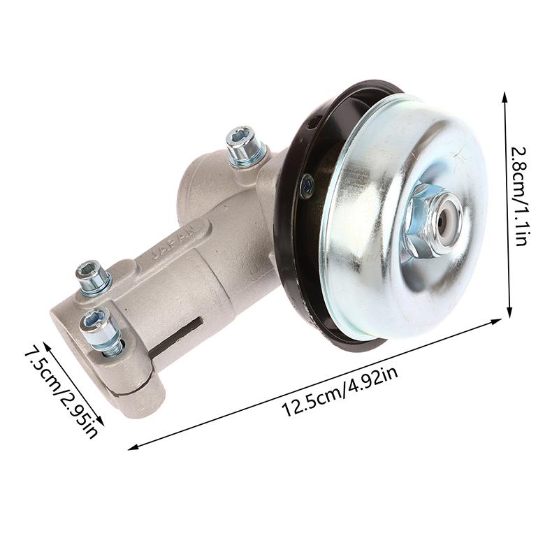 26mm/28mm Trimmer Gearbox with 9-Teeth Gearhead: Durable Lawn Mower Part, Ideal Brushcutter and Grass Trimmer Gardening Tool
26mm/28mm Trimmer Gearbox with 9-Teeth Gearhead: Durable Lawn Mower Part, Ideal Brushcutter and Grass Trimmer Gardening Tool