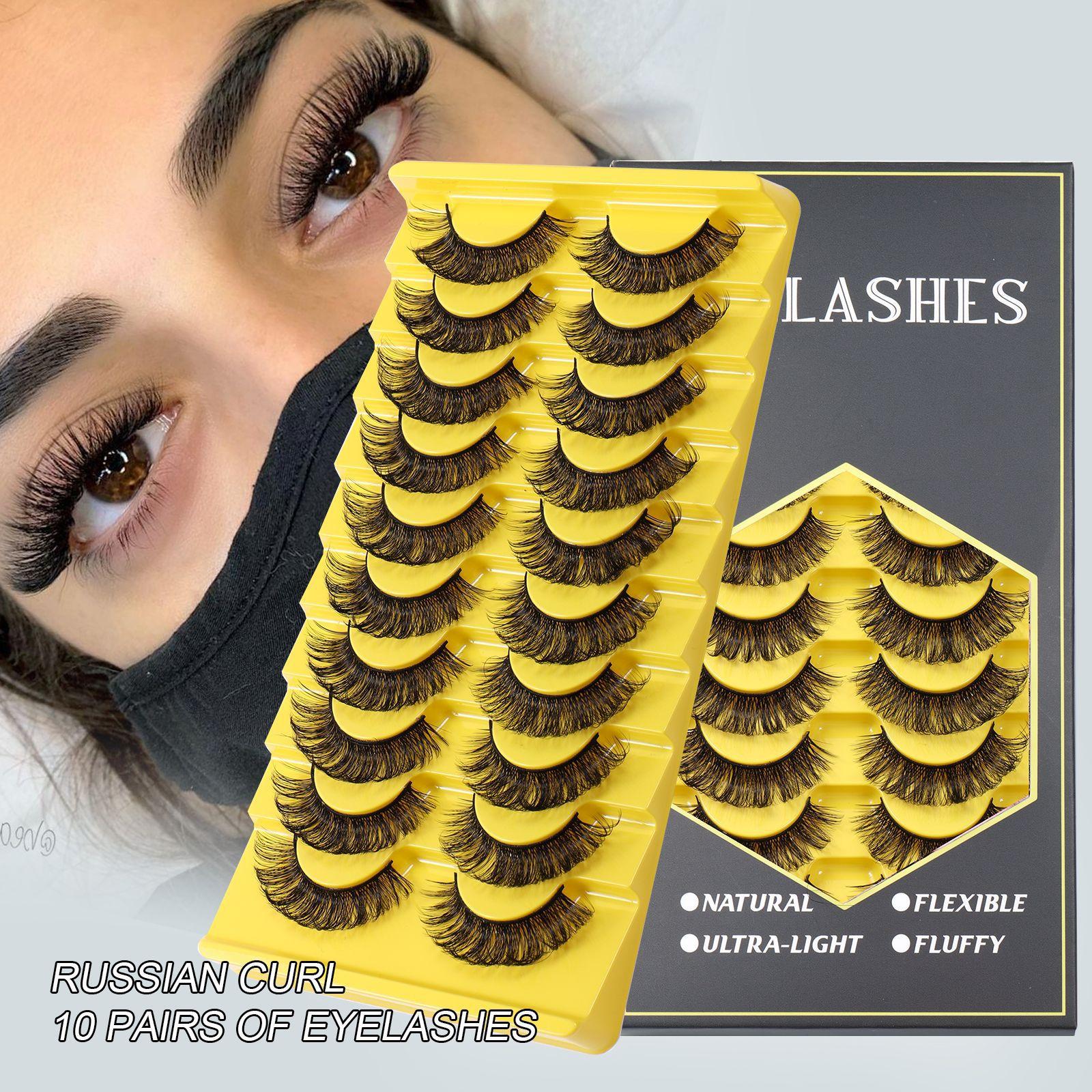 Boxed 10 Pairs of False Eyelashes, Foreign Trade Natural Thick Eyelashes, Simulated Chemical Fiber Eyelashes
Boxed 10 Pairs of False Eyelashes, Foreign Trade Natural Thick Eyelashes, Simulated Chemical Fiber Eyelashes