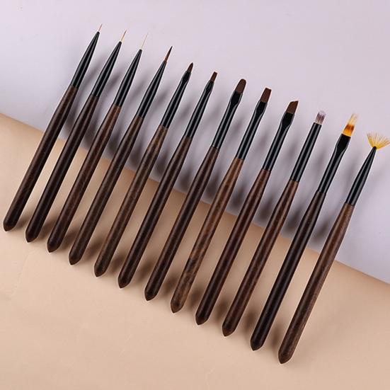 Yousheng Nail Drawing Pen Flexible Bristles Non-shedding High Tenacity DIY Manicure Lines Painting Gradient Shading Nail Pen Nail Salon Supply
Yousheng Nail Drawing Pen Flexible Bristles Non-shedding High Tenacity DIY Manicure Lines Painting Gradient Shading Nail Pen Nail Salon Supply