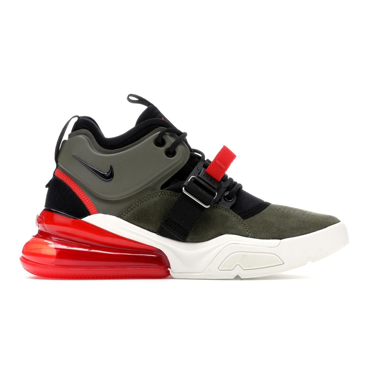 Мужские кроссовки Nike Air Force 270 Olive Green Medium-Oliver Black-Challenge-Red-Sail AH6772-200
Мужские кроссовки Nike Air Force 270 Olive Green Medium-Oliver Black-Challenge-Red-Sail AH6772-200